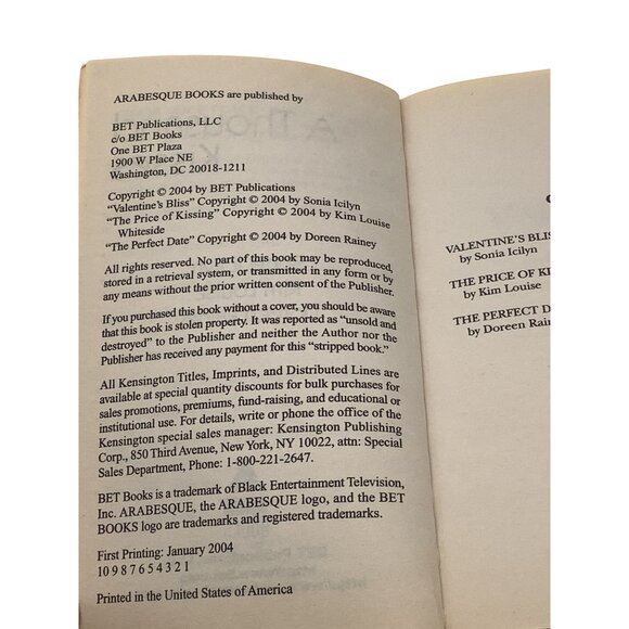 A Thousand Kisses By Sonia Icilyn Kim Louise Doreen Rainey Romance Novel - Picture 3 of 8